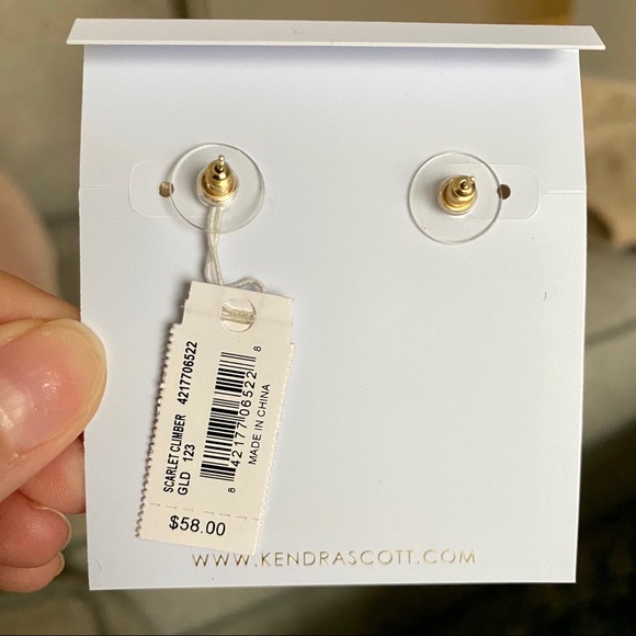 [SOLD] Kendra Scott Scarlet Ear Climbers - Picture 4 of 4